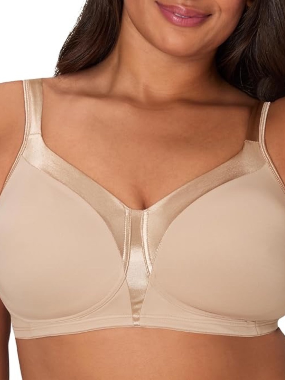 Playtex Women's Wireless Bra, 18 Hour Plus-S T-Shirt Bras ,SmoothinFull Coverage